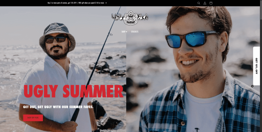 Performance Eyewear E-Commerce Website